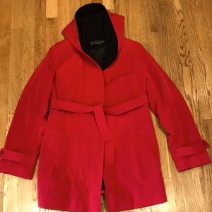 Kristen Blake Size medium fully lined hooded rain jacket
